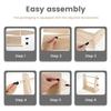 Manual Wool Storage Rack Vertical Rotating Yarn Ball Stand Easy Assembly Thread Holder  DIY Craft