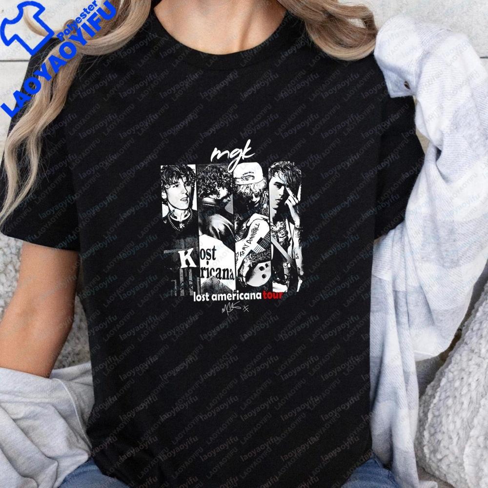 Unisexs TShirts And Tank Tops Rap Artist Machine Gun Kellys Trendy ShortSleeved Shirts Comfortable TShirts