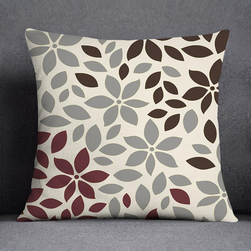 Geometric Color Pillowcase Home Decoration Pillowcase Square Pillowcase Home Office Decoration Cushion Cover