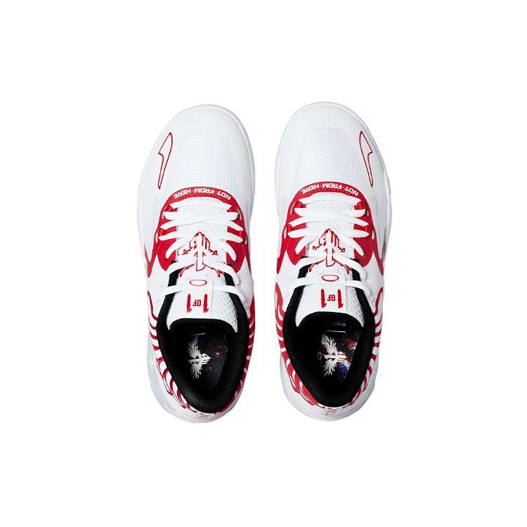 Puma MB.01 Lo Team Colors - Белые кроссовки унисекс High Risk Red Puma-White 376941-10
