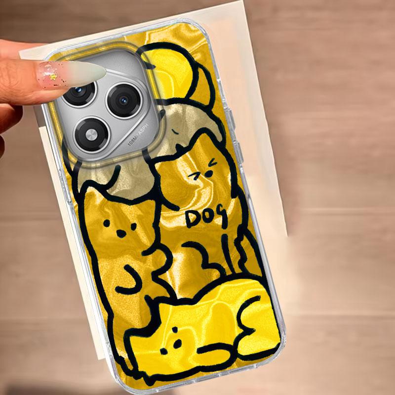 For Honor 400 Lite 200 Lite 200 Pro X9b Magic 7 6 Lite X9c X8b X7c 200 SMART 5G Phone Cover Cute Purple Cat For Honor 200 Bags