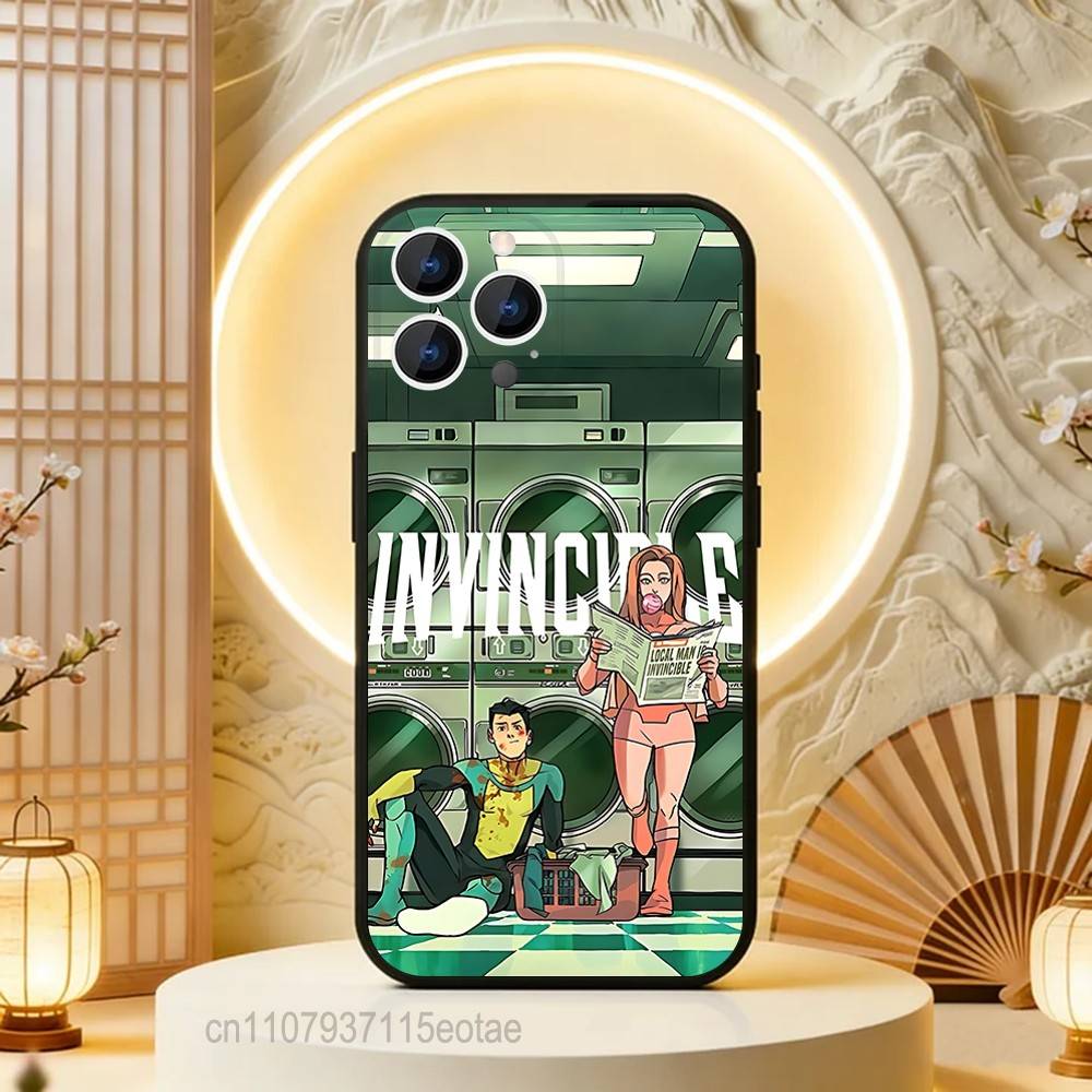 Анимация для взрослых l-Invincible Для iPhone 12,16,13,14,15,17,11,Pro,Max,Plus,E,Air,Mini ТПУ Мягкий к коже Чехол для телефона