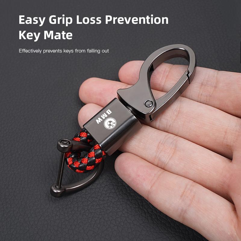 Braided Rope Keychain Durable Zinc Alloy Key Ring Pendant For BMW Performance E46 E60 E90 E39 E87 E36 E92 E70 E91 X3 X5 X1 X2 X4 rlzh86