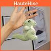 Cute Cartoon Dinosaur Plush Keychain Lovable Green Dino Stuffed Animal
