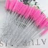 50pcs Eyelashes Brush Handle Makeup Brush Mascara Wands Eyelash Extension Tool Supplies Applicator Spoolers