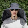 Neck Protection Men Sun Hat Cloth Fisherman Hat Fashion Summer Bucket Hat  Male
