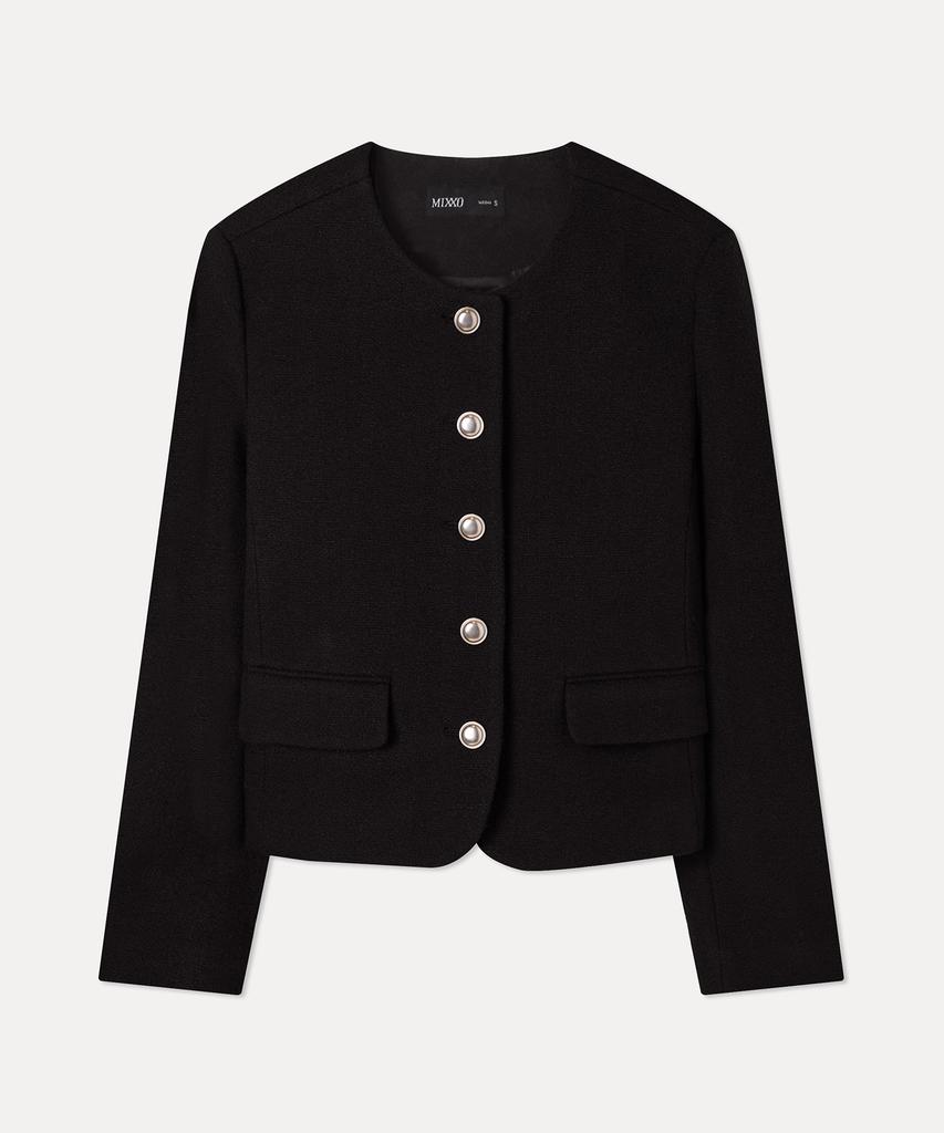 Круглая твидовая куртка Mixxo_Miwjkg32Pb