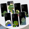 Чехол для телефона с милыми лягушками и грустным Пепе для Samsung Galaxy A51 A71 A50 A70 A40 A30 A20E A10 A41 A31 A21S A11 A01 A6 A8 + A7 A9 Plus