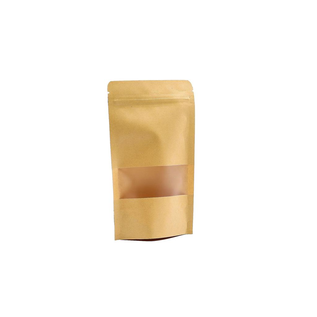 Kraft Window Bags 12x20 cm, 10 Pack
