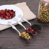 Stainless Steel Measuring Shovel Spoon Vintage Loose Leaf Tea Scoop Coffee Bean Scooper Long Handle Teaspoon For Kitchen Sugar