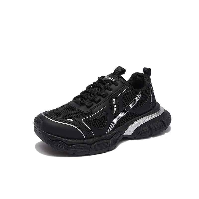 Мода 2024 года. Новые спортивные туфли на толстой подошве. Повседневные осенние дышащие сетчатые женские туфли на толстой подошве. Кроссовки для бега и тенниса. Zapatos Mujer.