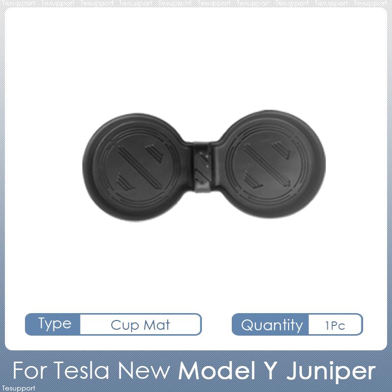 For Tesla Model Y Juniper 2025-2026 Accessories Center Console Storage Box Wireless Charging Pad Cup Holder Camera Privacy Cover