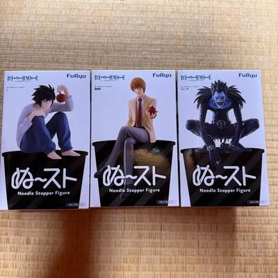 DEATH NOTE L Фигурка-стоппер для лапши Furyu 3 шт. бесплатная доставка ЯПОНИЯ