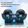 Single/Dual Head Air Circulation Fans USB/12V/24V Desktop Fan Automotive Electric Fan  Summer