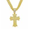 Europe and America Cross Border Hip Hop Cross Full Diamond Pendant Personality Necklace Hipster Men's Pendant Pendants Wholesale