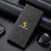 Кожаный держатель для удостоверения личности и кредитных карт в автомобиль Мужской минималистичный кошелек Для Cayenne Panamera Macan Boxster Cayman 718 911 Наклейка
