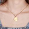 Heart Envelope Necklace Openable Lovers Choker Necklace Simple Pendant Sweater Chain  Girls