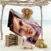 Elvis Presley Tribute Beach Towel Super Soft & Absorbent Comfortable Lightweight Perfect for Traveling Yoga Camping and Swimming