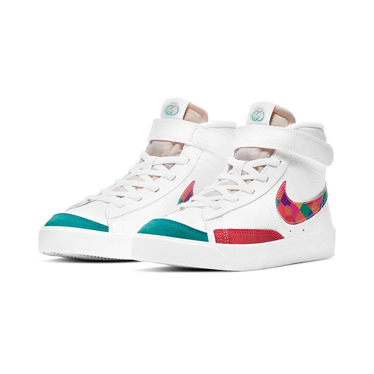 Nike Blazer 77 'CNY Mid top Kids' Skateboarding Shoes White Red Green Kids' DD8490-163