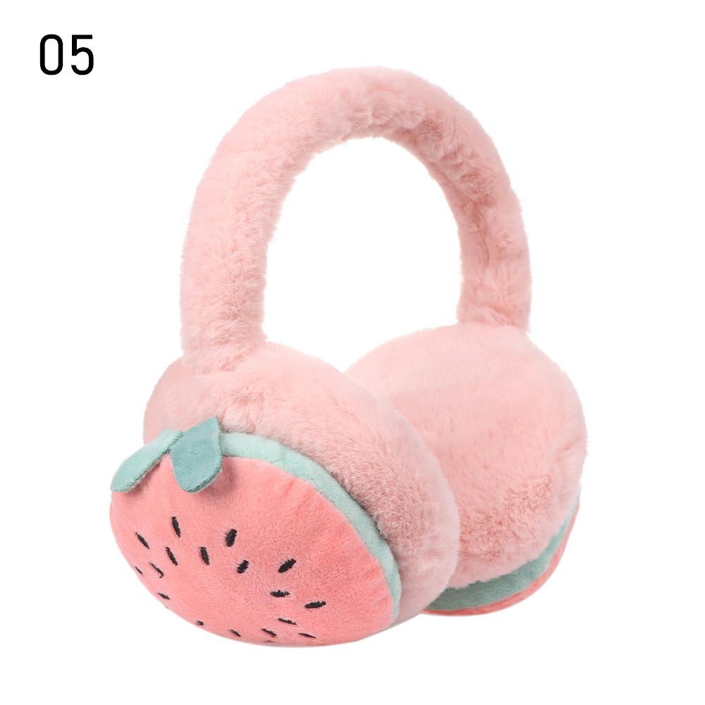 Comfortable Winter Warm Cartoon Fruit embroidery Ear Warmer Earmuff Ear Cover