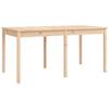 7 Piece Garden Dining Set Solid Pine Wood