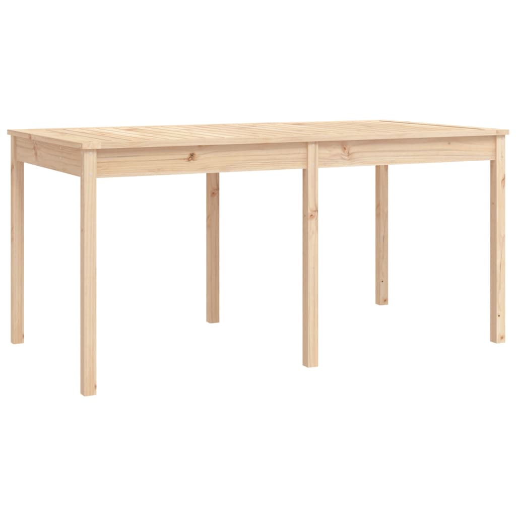 7 Piece Garden Dining Set Solid Pine Wood