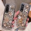 For Samsung Z Fold 4 3 5 Z Flip 3 S22 S23 S21 Ultra A12 A22 A32 A52 A53 A33 A13 A14 A24 A34 A54 Luxury Fashion Full Bling Crystal Diamond Case