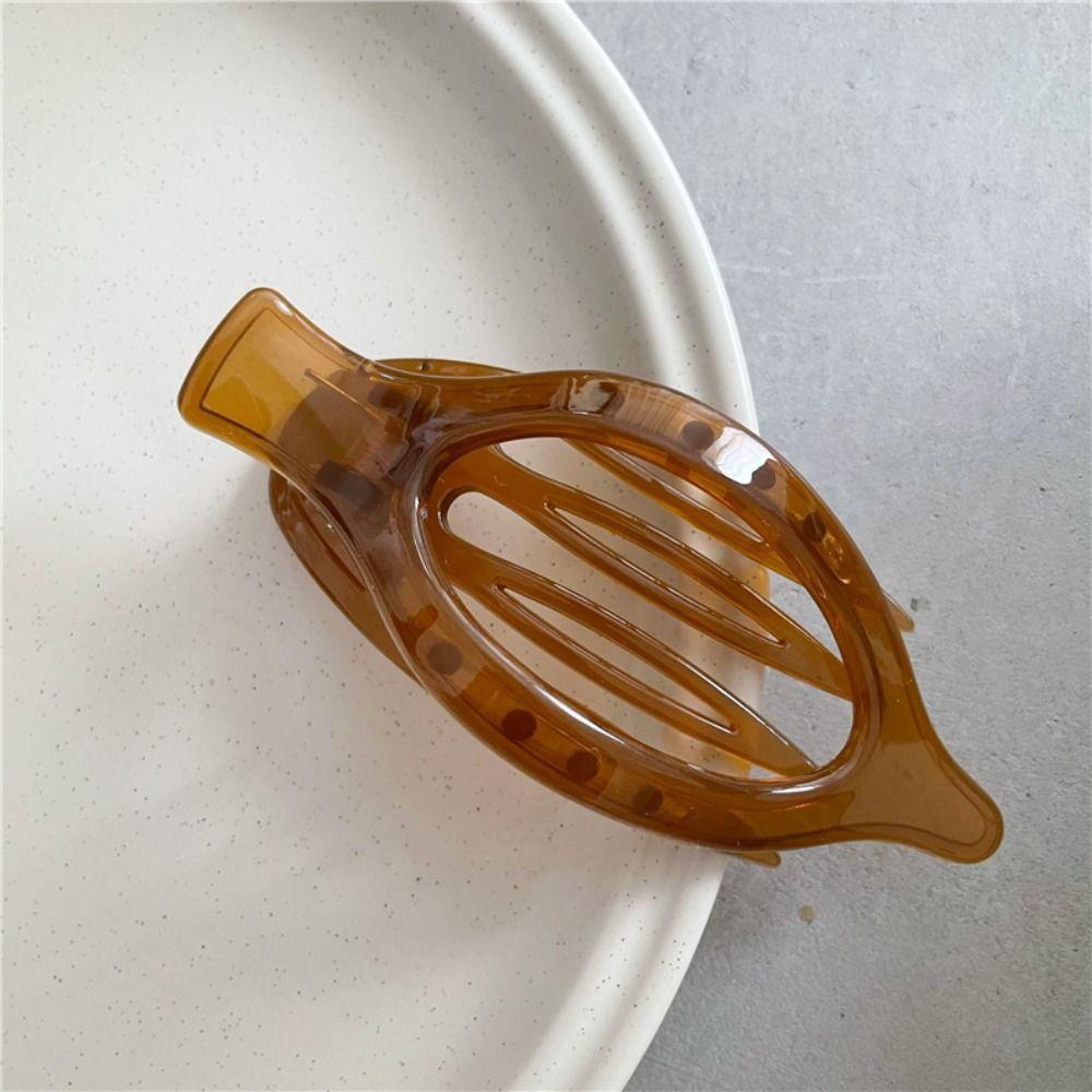 Летняя большая акриловая заколка-заколка для волос, прозрачные плоские заколки-крабы, новые заколки для волос с клювом утки