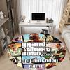 Круглый ковер для офиса GTA, Под офисные стулья, Спальня, Гостиная, Домашний декор a0908165