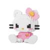 Nanoblock Sitting Pink Ribbon Cat 416 Pieces (PCS)