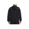Under Armour Project Rock Contrast Stripe Logo Training Jacket Men Outerwear Black 1378587-001