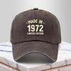 Baseball Cap Retro Old Casual Hat Men and Women Same Style Party Personality Hip-hop Hat Light Peaked Cap