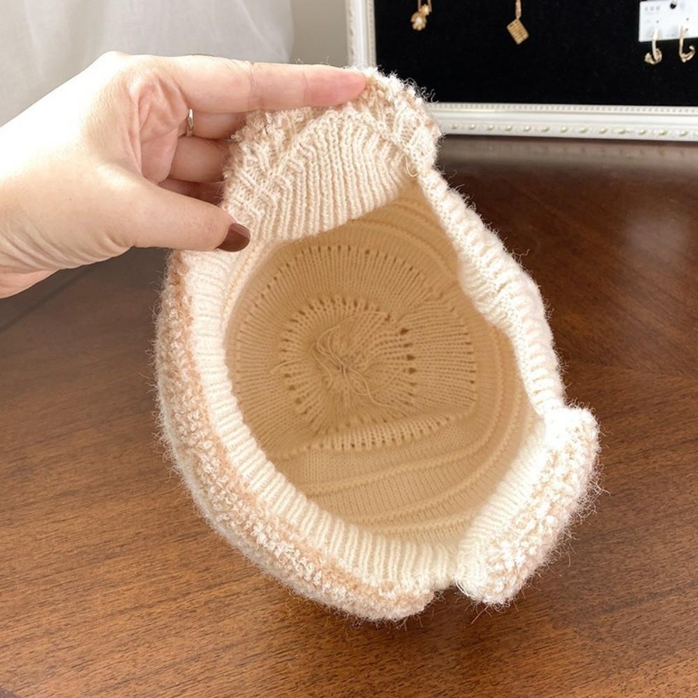 Warm Earflap Hat Windproof Windproof Hat New Knitted Beanie Hat Unisex