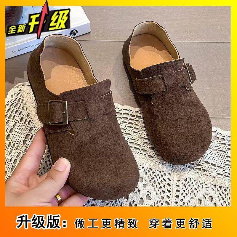 Женские однотонные туфли Birkenstock с мягкой подошвой, новый весенне-осенний стиль, очень красивые, в сказочном стиле