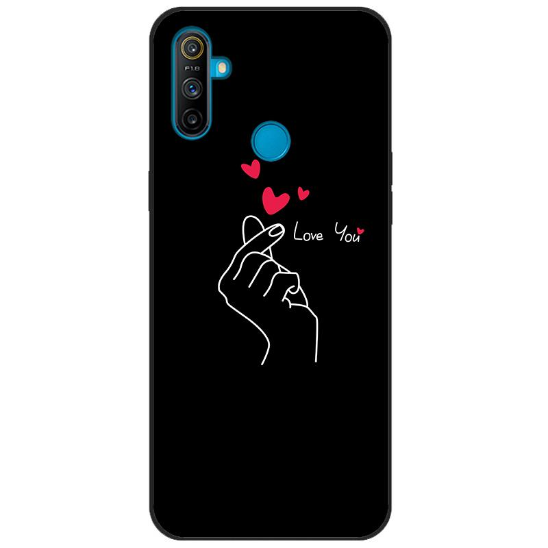Чехол-бампер для Realme C3, мягкий силикон TPU, задняя крышка с рисунком, для OPPO Realme C3 RMX2020 C 3 RealmeC3, мультяшный чехол для телефона Funda