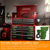 Набор портативных магнитных этикеток для ящика с инструментами – Многоразовые магнитные бирки для организации и хранения инструментов