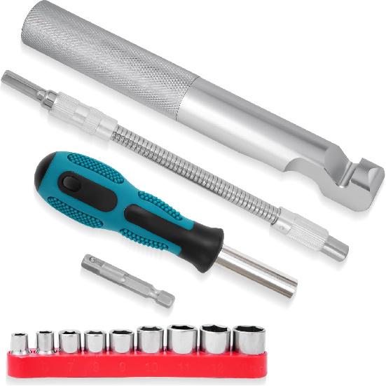 Universal Belt Changing Tool Kit For Polaris RZR - Complete Clutch Cover Removal Tool Set With Belt Change Tools For Polaris General, RZR 900/1000