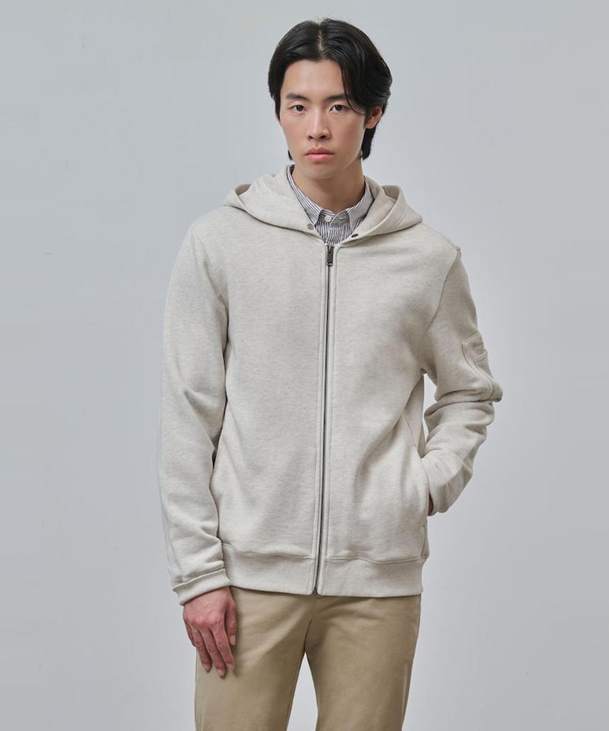 Мужская толстовка Beanpole на молнии цвет слоновой кости (Bc4841C070)