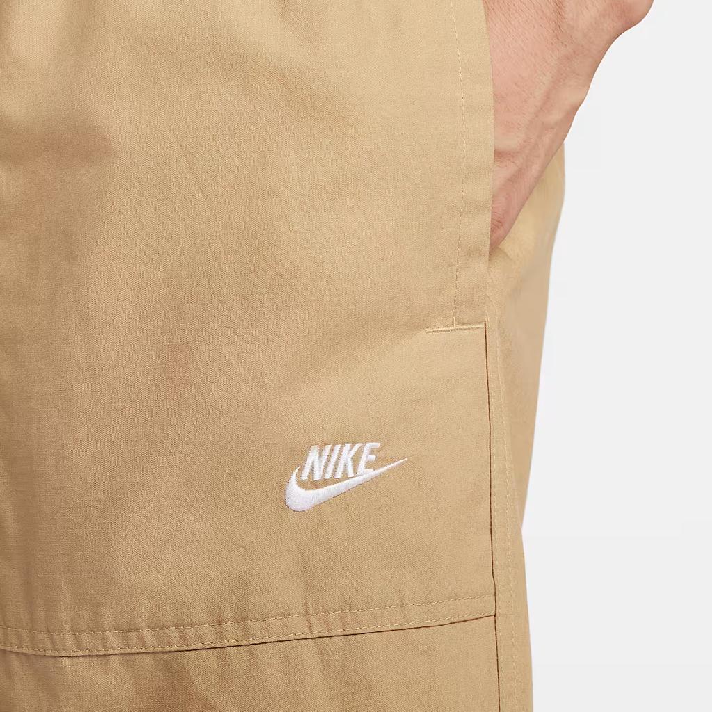 Nike Клубные повседневные брюки мужские Абрикосовый Чайный коричневый/Белый Умеренные Другие FN3097-298