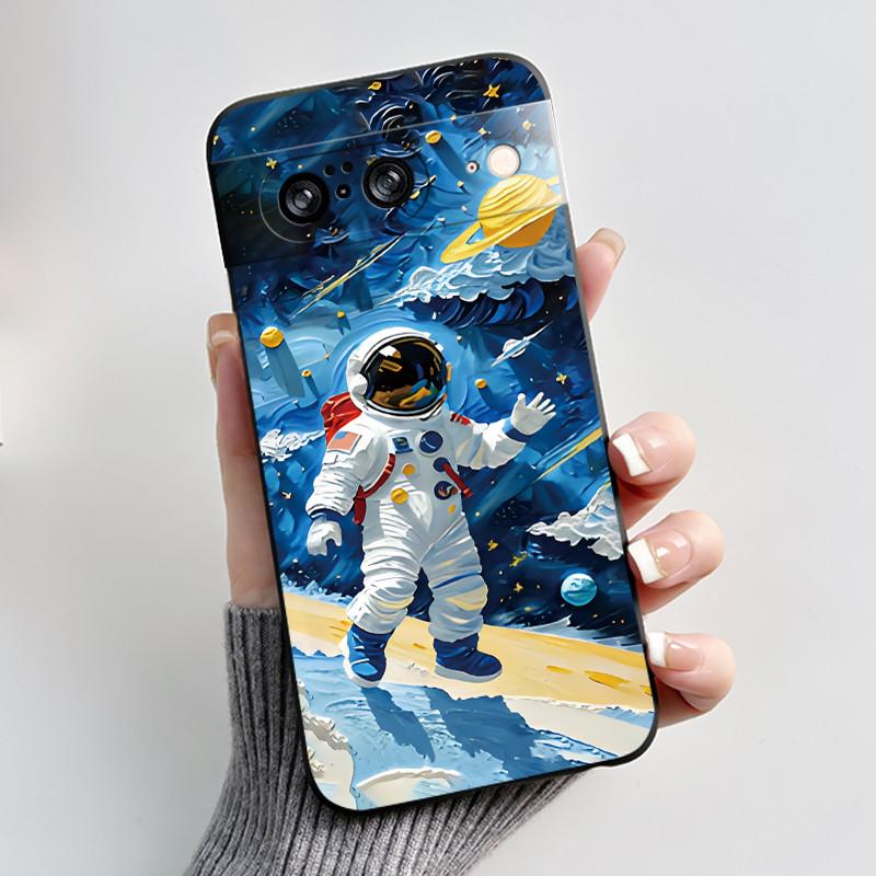 Casing For Google Pixel 8 Pro 8A Case Aesthetic Fashion Cute Cat Soft Silicone Shockproof Back Cover Ultra Slim Thin Phone Case