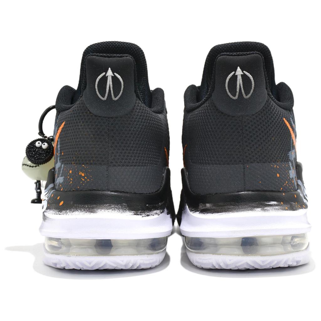 Nike Баскетбольные кроссовки Air Max Impact 3 Мужские Низкие Черный/Белый/Серый/Оранжевый DC3725-100(Команда628-)