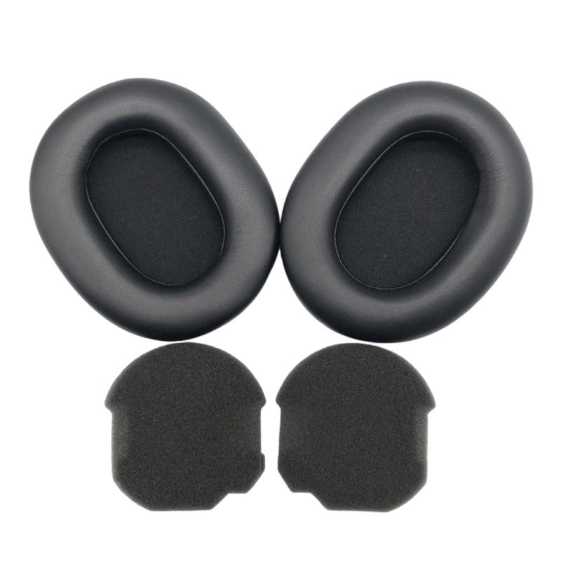 Comfort Protein Leather Earpads Covers Ear Cushions For WH-1000XM5 WH1000XM5 Headphones Enhances Listening