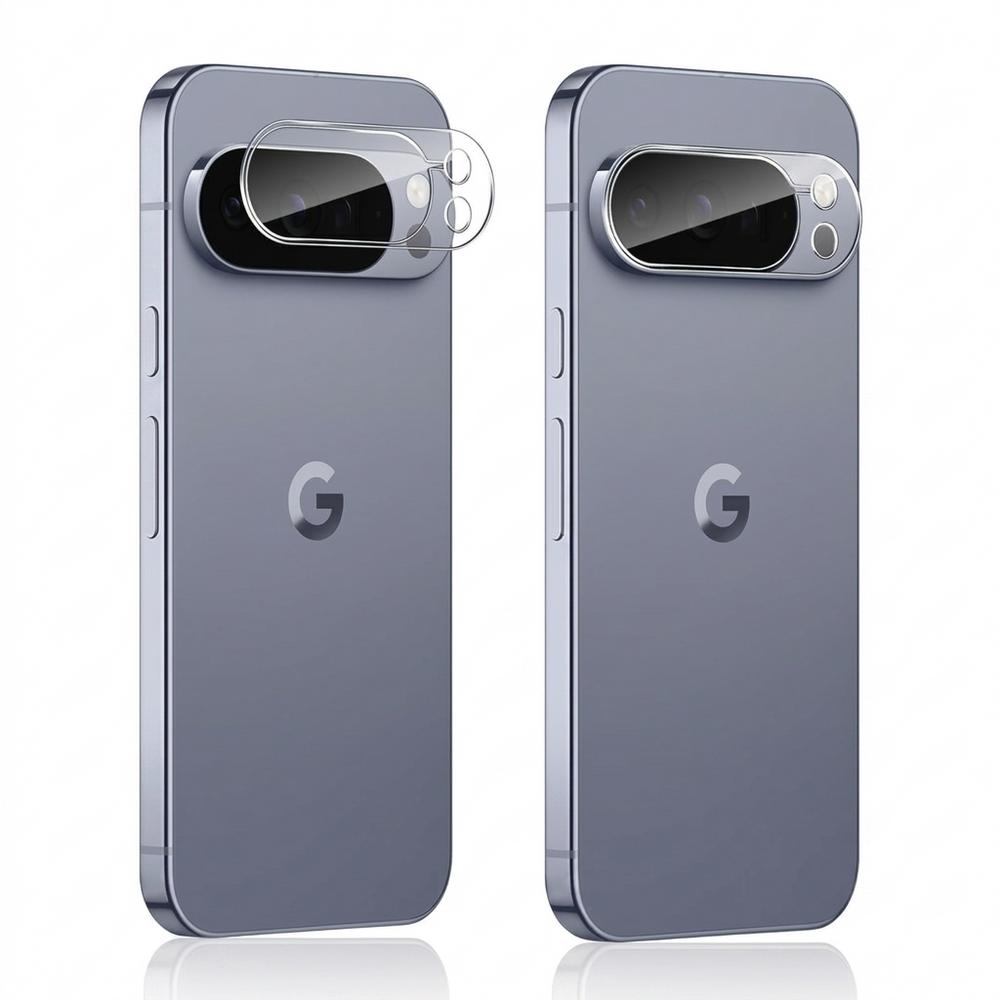 2x ERBORD Tempered Glass Camera Screen Protector for Google Pixel 10 Pro, Transparent