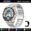 SACOSDING SA117 Smart Watch Always On Display NFC Bluetooth Call Voice Assistant 466*466 AMOLED Screen Sports Fitness Smartwatch