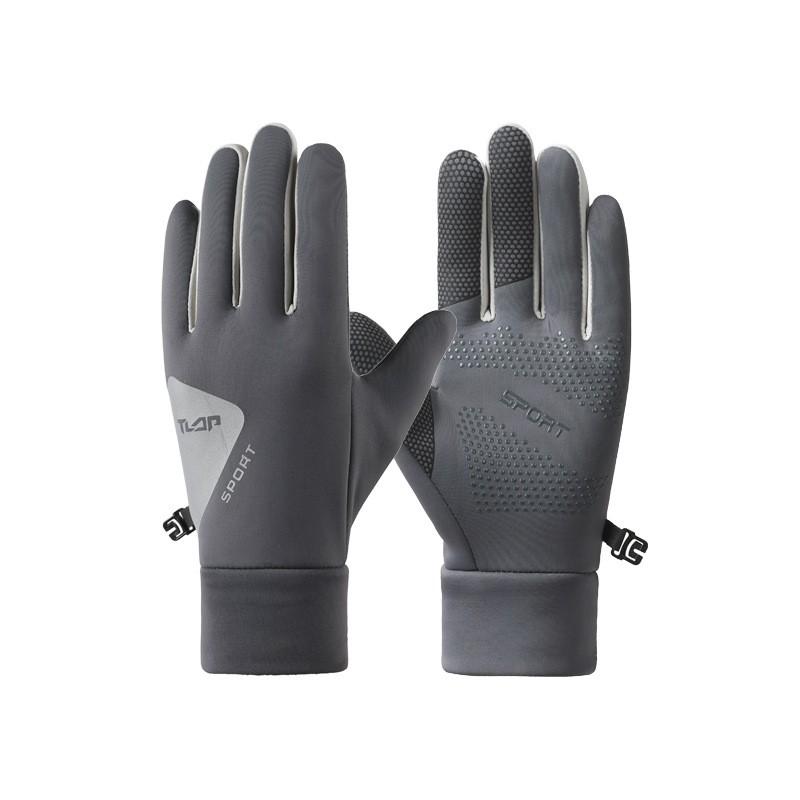 Warm Cycling Gloves Fleece Lined Windproof Waterproof Touchscreen Non-Slip Unisex Winter