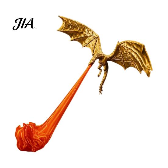 Готический Домашний Декор, Уголок для Книжной Полки с Драконом, Свет, 3D Печатная Фантастическая Полка с Огнедышащим Драконом, Основание со Статуей Пламени, Летающая Фигурка, Хэллоуинский Настольный Декор