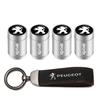 Для Peugeot 206 307 308 3008 207 208 407 408 508 2008 5008 301 Автомобильные Колпачки Клапанов Колес Автомобильный Брелок-Кольцо для Ключей из Замши