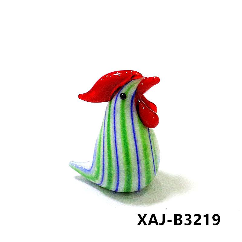 Easter Decor Kawaii Glass Chick Ornaments Cute Animal Mini Figurine for Diy Fairy Garden Dollhouse Home Desk Decoration Supplies