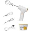 Hand Mixer Electric, Mini Electric Egg Beater Mixer Car Cream Cake Baking Mixer Kitchen Tools, Egg Beater for Whipping & Cookies