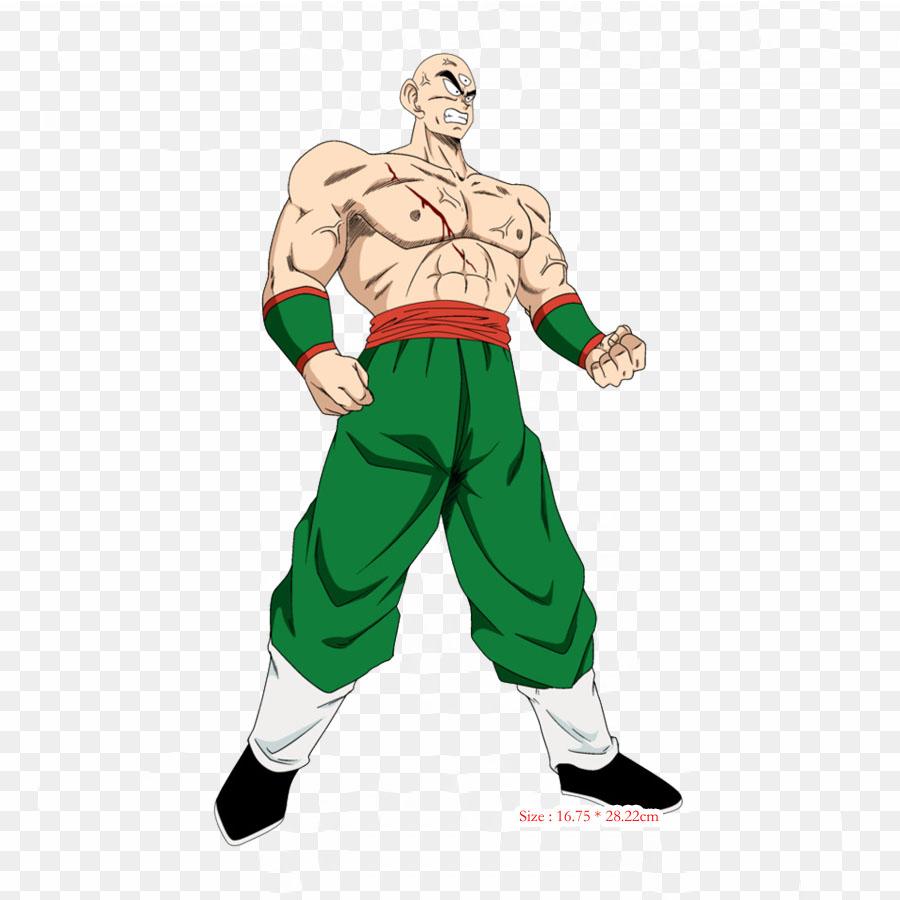 Patches For Clothes Bag Iron On Thermal Stickers Ten Shin Han Dbz Tien Shinhan Goku Pattern Washable Heat Transfer